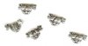 5 7x13mm Antique Silver Little Girl Head (hole top to bottom) 